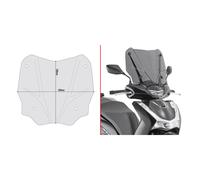 GIVI BULLE FUMEE HONDA SH125/150/350 '20 ET NIU MQI GT ET SUPER SOCO CUX '21 (D1181S)