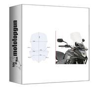 givi Bulle incolore d1121st Compatible avec Honda CB 500 x 2013 2014 2015 2016 2017 2018 mototopgun d1121st