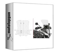 givi Bulle incolore d3112st Compatible avec Suzuki DL 650 v-Strom 2017 2018 2019 2020 2021 2022 2023 2024 mototopgun d3112st