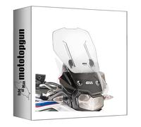 givi Bulle modulable Airflow incolore af5127b + Support Compatible avec BMW f 750 GS 2018 2019 2020 mototopgun af5127b + d5129kit