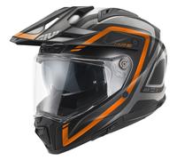 GIVI Casque moto 80.1 Apex AXTE Titanium Matt / Black / Orange M