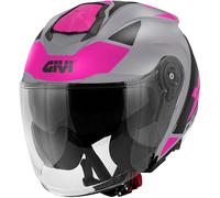 GIVI Casque moto X.25 Target Matt Titanium / Pink M