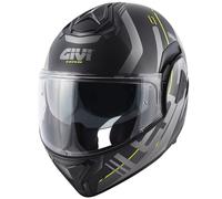 GIVI Casque moto X30 Pulsar PUBY Matt Black / Titanium / Yellow XXL