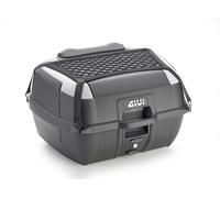 GIVI Coffre 45 Lt Noir Avec Set Plaque Universel et Réseau Élastique Dispositif