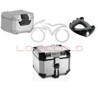 GIVI Coffre Trekker Outback OBK42A + Plaque Aprilia Pegaso 650 Route 05-11