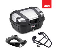 GIVI Coffre Valise TRK52N + Plaque Suzuki DL 650 V-Strom 2017 2018