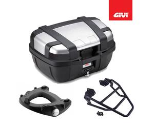 GIVI Coffre Valise TRK52N + Plaque Suzuki DL 650 V-Strom 2017 2018
