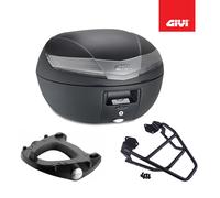 GIVI Coffre Valise V40NT + Plaque Cf Moto 650 MT 2021 2022 2023 2024