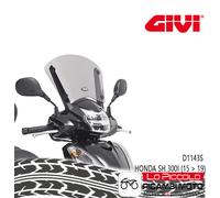 GIVI D1143S Pare-Brise Bas Fumée ' pour Honda Sh 300I 2015 2016 2017 2018 2019