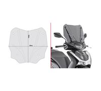 GIVI D1181S Plaque Fumé X Attaques Original For Honda Sh 125 150 2020
