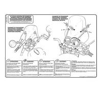 Givi D40 Kit de Montage Universel Noir 40