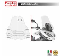 Givi D4122st Kawasaki Versys 650 Windshield Clair