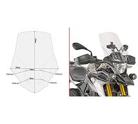 givi d5126st bulle compatible avec bmw g 310 gs 2017 2018 2019 2020 2021 2022 mototopgun