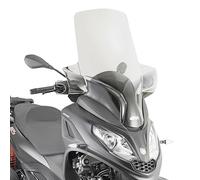 GIVI Pare-brise moto D5614ST haut transparent pour Piaggio MP3 HPE 300 (2019-2024)