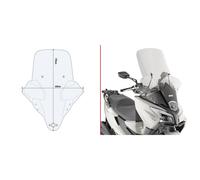 D6115KIT GIVI Attaques Pare-Brise pour Kymco X Town 300 City 2020 2021 2022