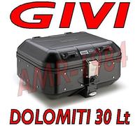 GIVI DLM30B Valise Baule Trekker Dolomites GIVI Aluminium Noir Monokey 30 Lt.
