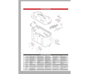 GIVI DLM36KIT Remplacement Set De Fixation DLM36A sur Pl / Plr