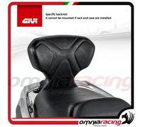 Givi Dosseret passager Yamaha TMAX 500 2001/2007 Noir TU