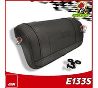 GIVI E133S Coussin de dossier pour Top Case Trekker TRK52 52L Similicuir Noir