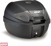 GIVI E300 Tech - Top case monobloc avec platine, noir/transparent