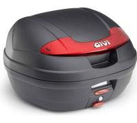 GIVI E340N Vision Monolock Topcase, noir/rouge, 34 Ltr.