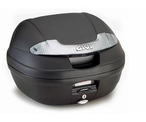 Givi E340NT Vision Tech Monolock Topcase avec une Plaque, Noir uni