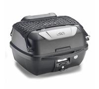 Coffre GIVI 43 Litres Pour Moto Scooter Case Noir +Plaque+Dossier