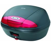 Givi E450N Simply II Monolock Topcase avec Une Plaque, Noir Matt