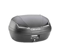 Givi E455NT Cabinet Simple IV Tech Noir catadioptères fumés 45 l avec Plaque Universelle