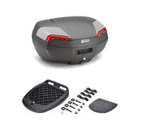 Top-Case GIVI E46N2 46L Noir Riviera Case Plaque Universel Moto Scooter