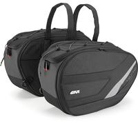 Givi Easy-Bag Easy10, sacoches de selle 35/35 l Noir/Gris Noir/Gris