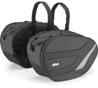 Givi Easy-Bag Easy11, sacoches de selle 25/25 l Noir/Gris Noir/Gris