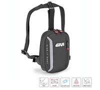 GIVI EASY09S Borsello De Jambe Moto 1,5L Noir Sangles Poche Porte-clés