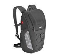 Givi EASY13 Sac à dos de moto 18L avec poche porte-casque amovible, housse de pluie et compartiment pour ordinateur portable 16" - Noir