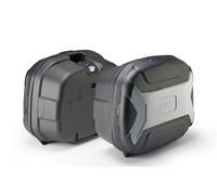 GIVI Ensemble De Valises Noires TREKKER LITE 35 Lt Avec Insert En Plastique Noir