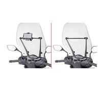 Givi Support pare-brise Honda SH 125-150 (2020) et SH 350 (2021) – Barre arrière – Noir