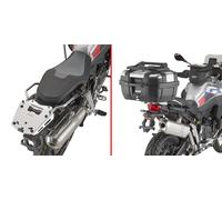 Givi Porte-bagages Monokey aluminium pour Top Case – BMW F 850 GS Adventure (2019-2021) Argenté