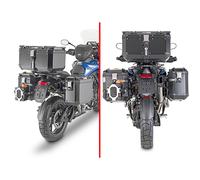Givi Triumph Tiger 1200 Gt 2022-2023 Monokey Cam-side Trekker Outback Side Cases Fitting Argenté