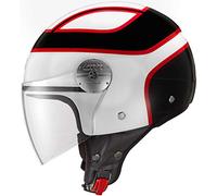 Givi HPS 10.7 Mini Jet Casque, Blanc Noir Décor, Taille S