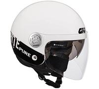 Givi HPS 10.8F Urban Jet Casque Graphique, Blanc Lucido, Taille XL