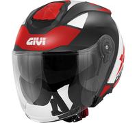 GIVI HPS X.25 TARGET Jethelm - Cible graphique, transparent, taille M