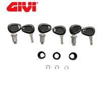 GIVI Kit 3 Pièces Clés Avec Douille Serrure Cylindre Pour Monokey E28 E34 E38