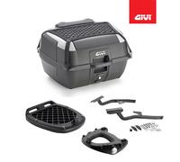 GIVI Kit Baulot Noir B45+ + Supports Yamaha Tracer 7 2020 2021 2022