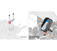 Givi Kit de montage 03VKIT pour monter le support S903A sur le réservoir de liquide de frein du guidon