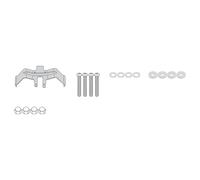 Givi Kit de fixation TST3110 pour Suzuki GSX S1000F / GSX S1000 Gris