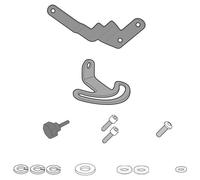 Givi Kit d'attaches 5108DT pour BMW R 1200 GS (2013-2018) Gris