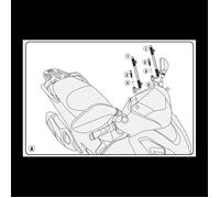 Givi 1117a Honda Sh 125i/150i Fitting Kit Clair,Noir