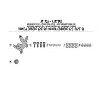 GIVI KIT FIXATION PARE BRISE 1173A HONDA CB650R ET CB1000R '2018 (A1173A)