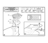 Givi KYMCO Downtown de Toit, 125i - 300i Bj09