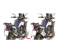 Givi Monokey/retro Fit Rapid Release Honda Crf1000l Africa Twin Side Cases Fitting Noir